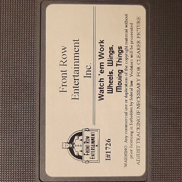 Front Row Entertainment Watches Work 3-Pack VHS Tapes - Picture 5 of 6